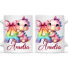 Baby Dino Alphabet Pink Mug