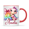 Baby Dino Alphabet Pink Mug