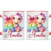 Baby Dino Alphabet Pink Mug