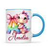 Baby Dino Alphabet Pink Mug