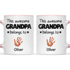 This Awesome Grandpa Belongs To Mug