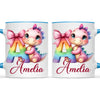 Baby Dino Alphabet Pink Mug