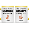 This Awesome Grandpa Belongs To Mug