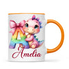 Baby Dino Alphabet Pink Mug