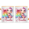 Baby Dino Alphabet Pink Mug