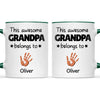 This Awesome Grandpa Belongs To Mug