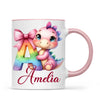 Baby Dino Alphabet Pink Mug