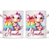 Baby Dino Alphabet Pink Mug