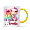 Baby Dino Alphabet Pink Mug