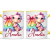 Baby Dino Alphabet Pink Mug