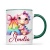Baby Dino Alphabet Pink Mug