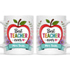 Personalised Best Teacher Ever Apple Mug, view 3
