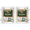 Personalised Chalkboard Teacher Mug with Name, view 3