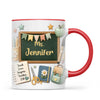 Personalised Chalkboard Teacher Mug with Name, view 5
