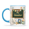 Personalised Chalkboard Teacher Mug with Name, view 7