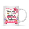 Personalised Amazing Teacher Heart Mug, view 2