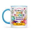 Personalised The Influence of a Good Teacher Mug, view 7