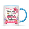 Personalised Amazing Teacher Heart Mug, view 8