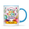 Personalised The Influence of a Good Teacher Mug, view 8