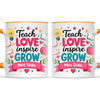 Personalised Teach Love Inspire Grow Teacher Mug, view 12