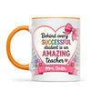 Personalised Amazing Teacher Heart Mug, view 10