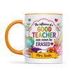 Personalised The Influence of a Good Teacher Mug, view 10