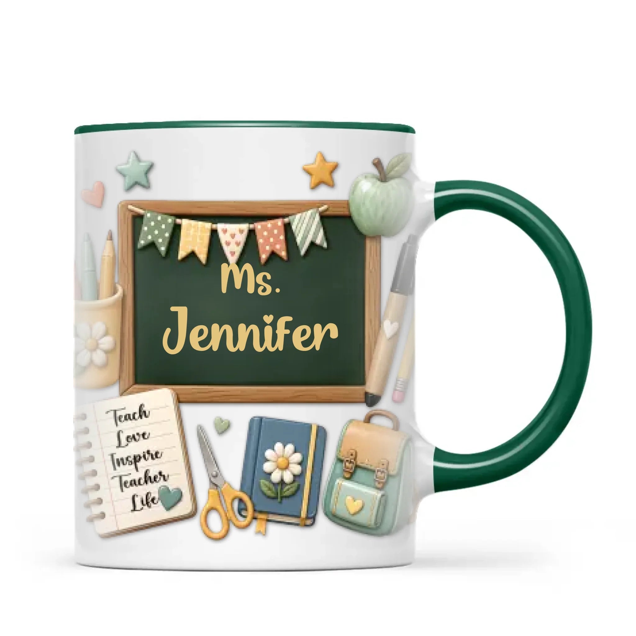 Personalised Chalkboard Teacher Mug with Name, view 20