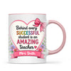 Personalised Amazing Teacher Heart Mug, view 14