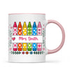 Personalised Crayon Teacher Name Mug, view 14
