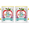 Personalised Best Teacher Ever Apple Mug, view 18