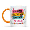 Personalised Educate Encourage Empower Teacher Mug, view 10