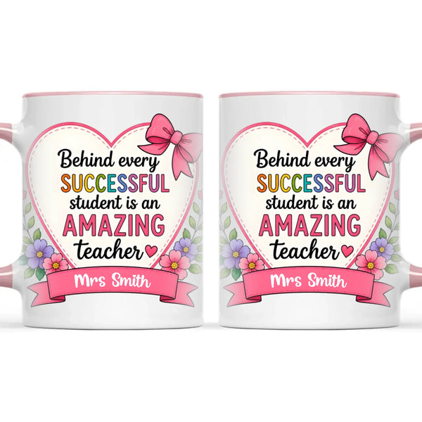 Personalised Amazing Teacher Heart Mug, view 15