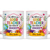 Personalised The Influence of a Good Teacher Mug, view 15