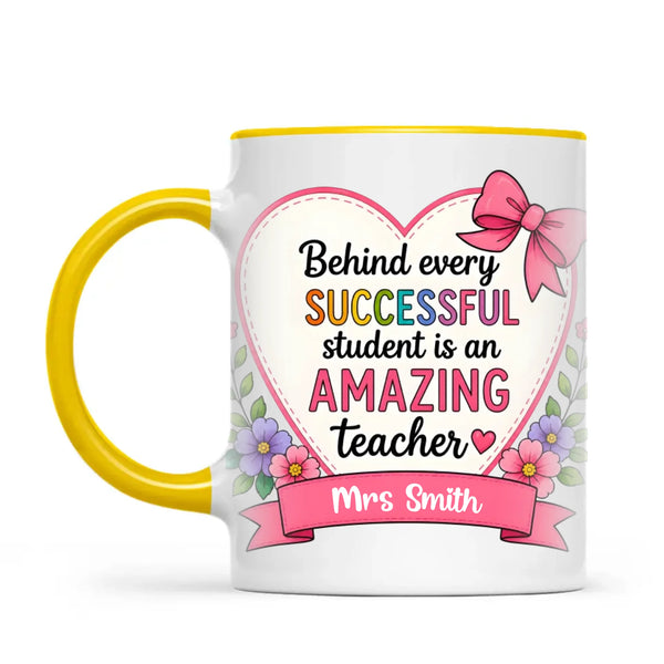 Personalised Amazing Teacher Heart Mug, view 16