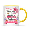 Personalised Amazing Teacher Heart Mug, view 17