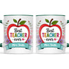 Personalised Best Teacher Ever Apple Mug, view 21
