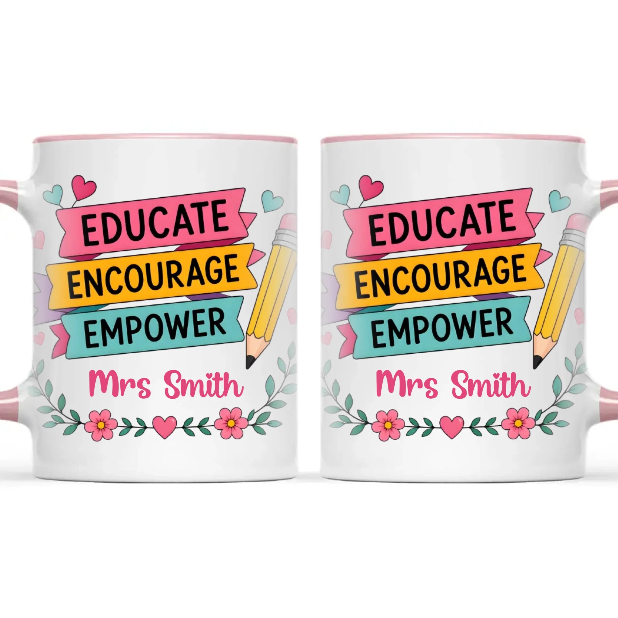 Personalised Educate Encourage Empower Teacher Mug, view 15