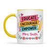Personalised Educate Encourage Empower Teacher Mug, view 16