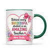 Personalised Amazing Teacher Heart Mug, view 20