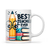 Personalised Best Teacher Ever Mug with Name and Class, view 2