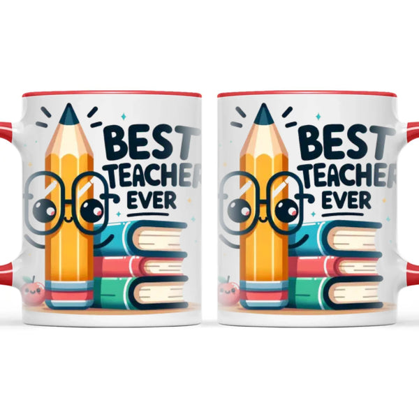Personalised Best Teacher Ever Mug with Name and Class, view 6