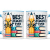 Personalised Best Teacher Ever Mug with Name and Class, view 9