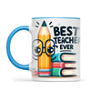 Personalised Best Teacher Ever Mug with Name and Class, view 7