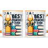 Personalised Best Teacher Ever Mug with Name and Class, view 12