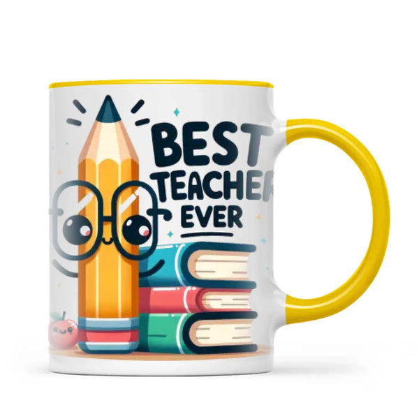 Personalised Best Teacher Ever Mug with Name and Class, view 17