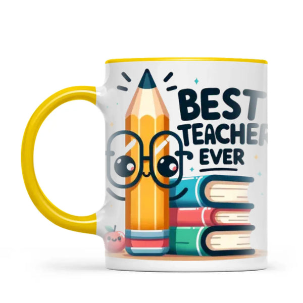 Personalised Best Teacher Ever Mug with Name and Class, view 16