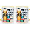 Personalised Best Teacher Ever Mug with Name and Class, view 18