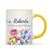 Personalised Wildflower Teacher Mug with Name, view 17