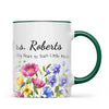 Personalised Wildflower Teacher Mug with Name, view 20