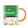Personalised Green Chalkboard Teacher Mug, view 11